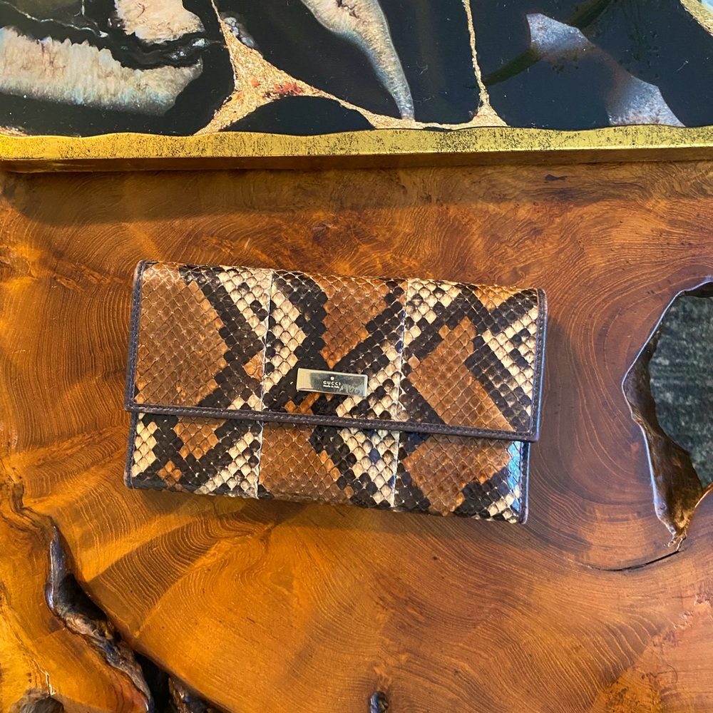 Gucci Wallet Snakeskin - Purchased in The Netherlands, beautiful